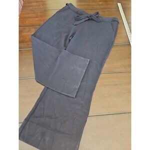 Cabi  Black Easy Crop Dress Pant Capri Comfortable Knit Belted size 16